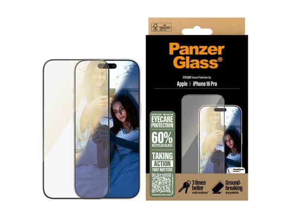 PANZERGLASS EyeCare iPhone 16 Pro UWF