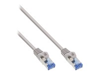 INTOS ELECTRONIC INLINE - Patch-Kabel - RJ-45 (M) bis RJ-45 (M) - 25 m - SFTP, PiMF - CAT 6a - halog