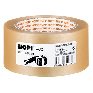TESA NOPI Pack PVC geprägt 66m 50mm transparent