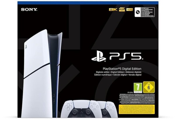 SONY PlayStation 5 Slim Digital Edition incl. second controller