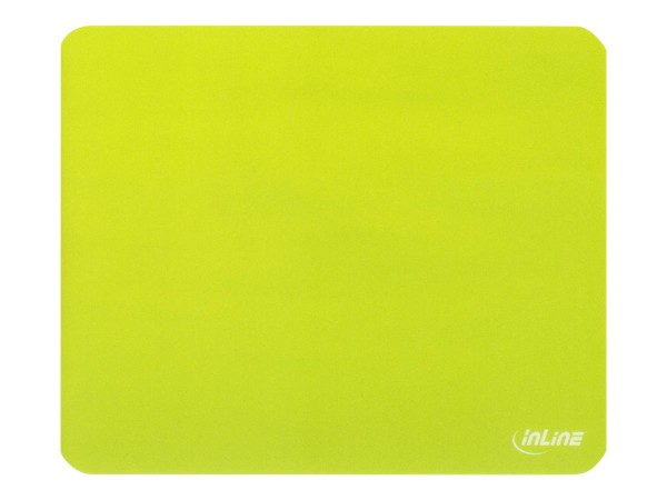 INLINE ® Maus-Pad antimikrobiell, ultradünn, grün, 220x180x0,4mm