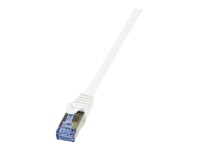 LOGILINK Patch Cable Cat.7 800MHz S/FTP weiß 0.50m Prime Line