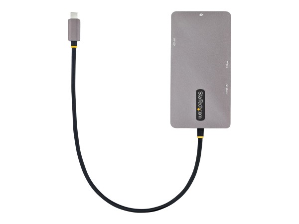 STARTECH.COM USB C Multiport Adapter Dual HDMI Video 4K 60Hz 2Pt 5Gbps USB-A Hub 100W PD GbE SD/Micr