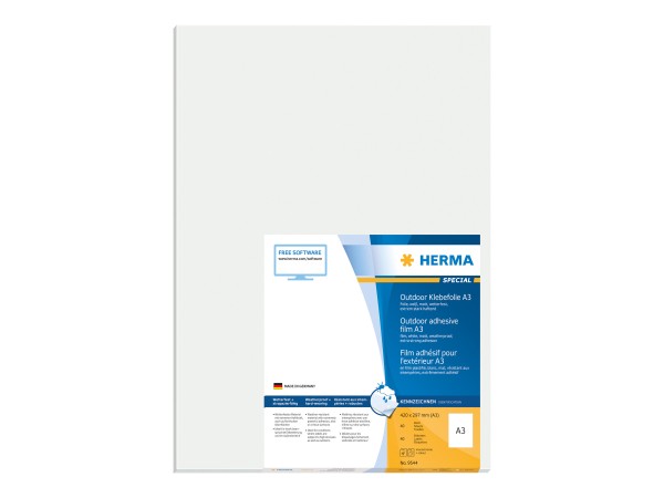 HERMA Etik. A3 Outdoor Klebefolie weiß 297x420 mm 40 St