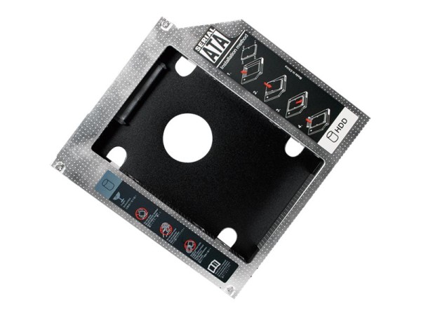 LOGILINK SATA Festplatten Caddy Rahmen Adapter für 9,5 mm SATA HDD