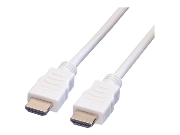 VALUE HDMI High Speed Kabel mit Ethernet weiss 1,5 m