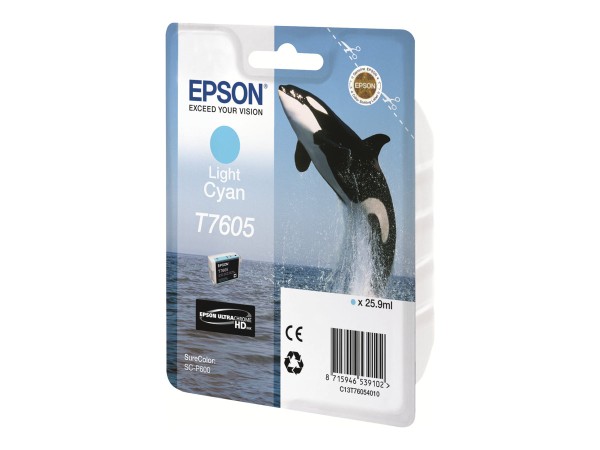 EPSON T7605 hell Cyan Tintenpatrone