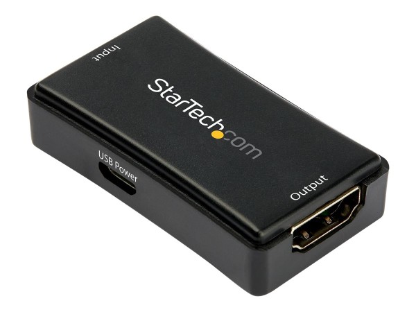 STARTECH.COM HDBOOST4K2 HDMI-Signalverstärker 4K 60Hz USB Powered 7.1 Audiounterstützung Signal Boos