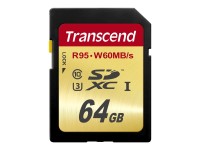 TRANSCEND SDXC UHS-I U3 64GB