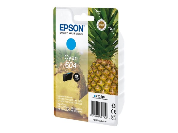 EPSON Ink/604 603 Starfish 2.4ml CY