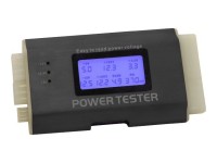 GR KABEL Netzteiltester Delock III 24-Display ATX Netzteiltester mit LCD- Anzeige LED und LCD Anzeig