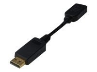 ASSMANN Adapterkabel DisplayPort Stecker auf HDMI Buchse 0,15cm AW28