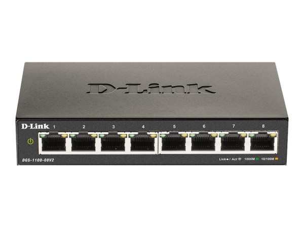 D-LINK DGS-1100-08V2 8-Port Gigabit Easy Smart Managed Switch