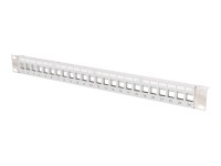 DIGITUS Patchpanel 1HE 24-Port Rackmount Modular grau transp