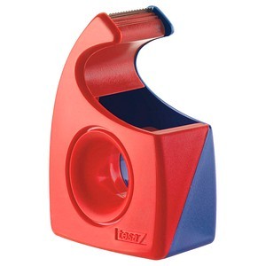 TESA Easy Cut Handabroller bis 33m 19mm rot-blau, leer