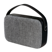 TYPHOON Speaker, portable, Xlarge, BT 4.2, fabric covering, black/silver