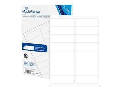 MEDIARANGE Etiketten weiß 99,1x33,9mm 800 Stück