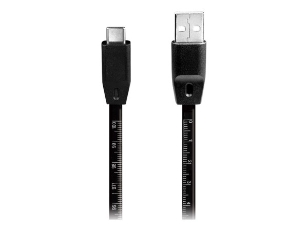 LOGILINK USB 2.0 Kabel zu USB-C Stecker, schwarz, 1,0m