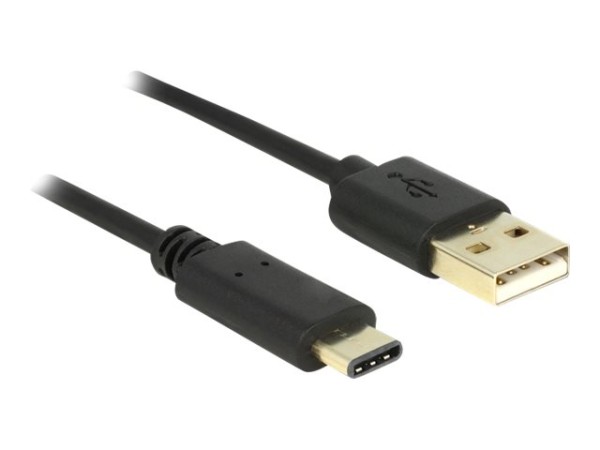 DELOCK Kabel USB 2.0 Typ-A Stecker USB Type-C? 2,0 m schwarz