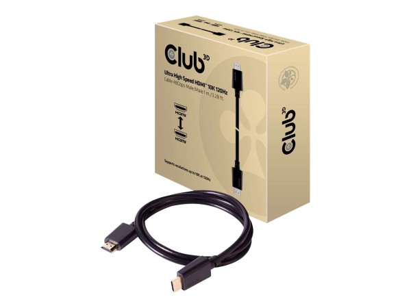 CLUB3D HDMI-Kabel A -> A 2.1 Ultra High Speed 10K HDR 1m retail