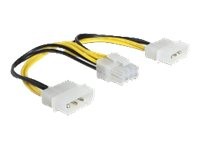 DeLock Kabel Power 8 Pin EPS > 2 x 4 Pin Molex