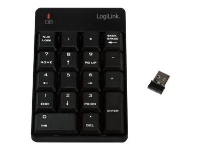 LOGILINK kabelloses nummerisches Keypad mit 19 Tasten (ID0120)