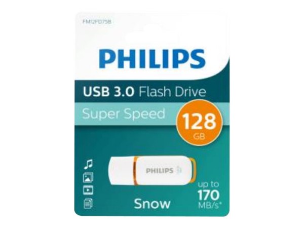 PHILIPS USB-Stick 128GB 3.0 USB Drive Snow super fast brown