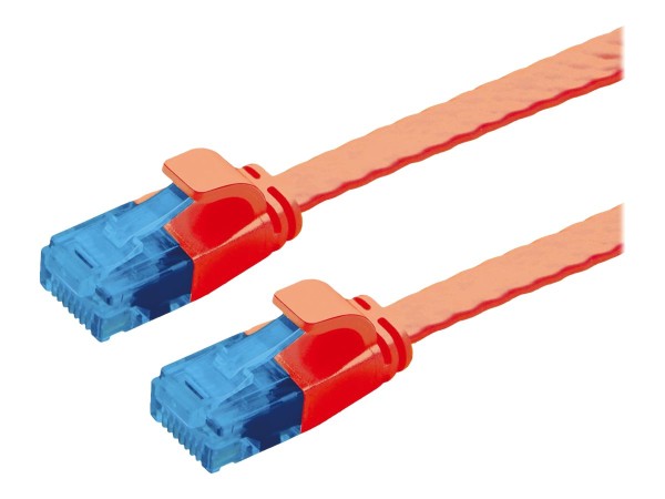 VALUE 21992021 RJ45 Netzwerkkabel, Patchkabel CAT 6a U/UTP 1.00 m Rot 1 St.