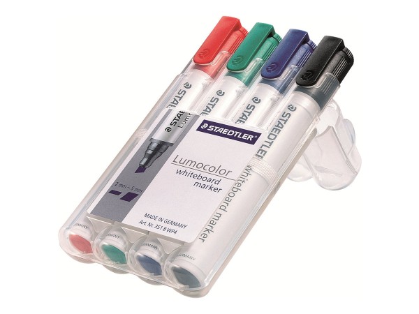 STAEDTLER Lumocolor - Schwarz - Blau - Grün - Rot - Mehrfarben - Polypropylen - Rundspitze - Deutsch