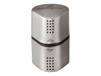 FABER CASTELL Spitzdose Dreifach Grip 2001 Silber (183800)