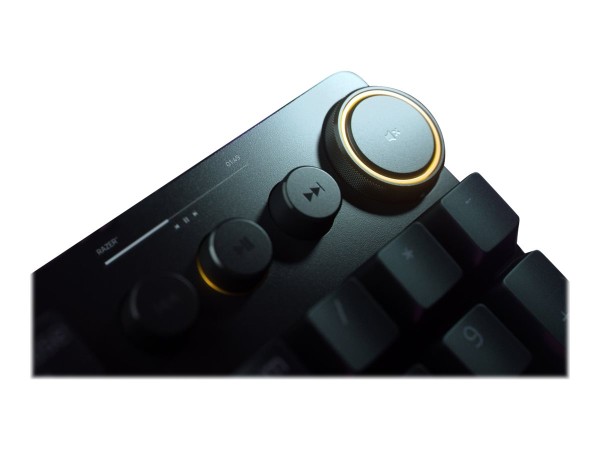 RAZER Huntsman V2 - optische Gaming Tastatur, Clicky Purple Switches, Chroma RGB, deutsches Layout (