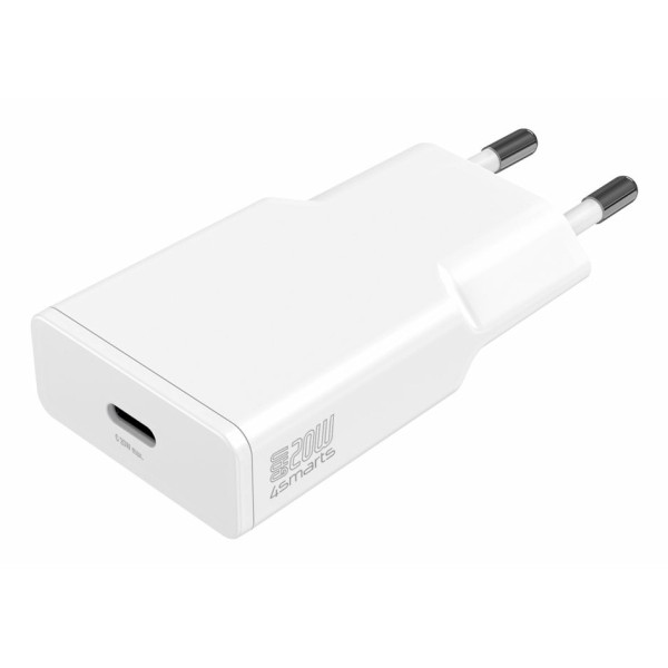 4SMARTS Netzladegert PDPlug Slim 20W GaN 1C. weiß