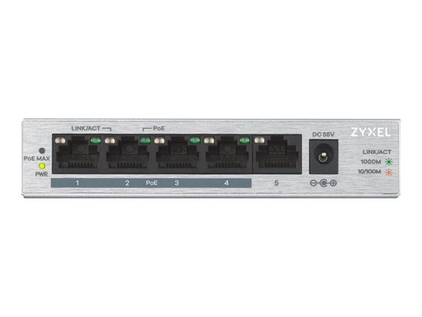 ZYXEL Switch 5x GS1005 PoE+