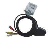 LogiLink Scart - RCA Kabel, 1x Scart