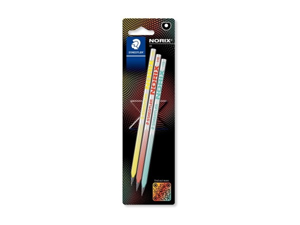 STAEDTLER Buntstifte NORIX HB x3 BK 100% PEFC retail