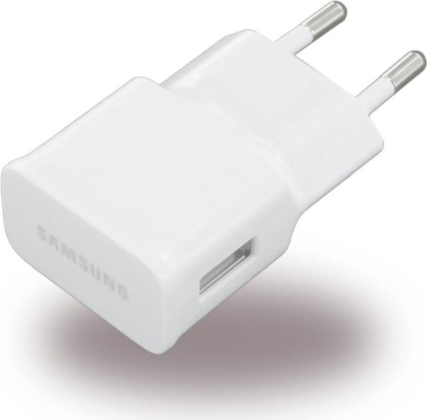 SAMSUNG - ETAOU83EWE - Charger / Adapter + Micro USB Cable - 1000mA - White BULK