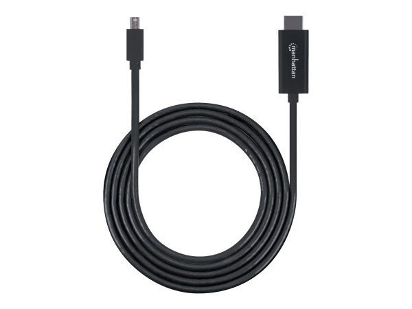 IC INTRACOM Manhattan 4K@60Hz Mini-DisplayPort auf HDMI-Kabel 1,8m