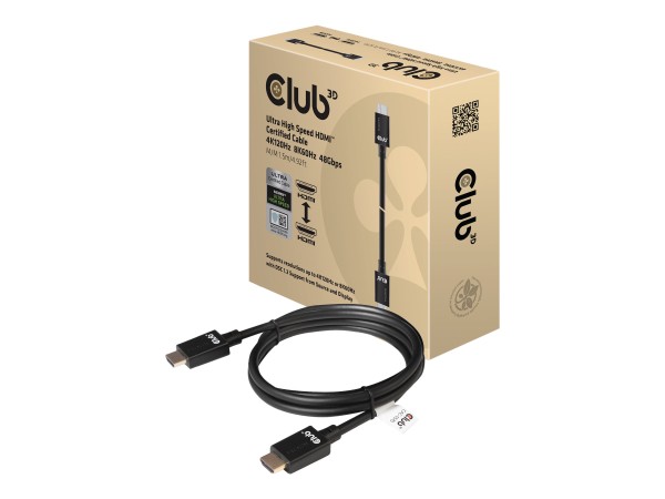 CLUB3D HDMI-Kabel A -> A 2.1 Ultra High Speed 10K HDR 1,5m retail