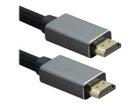 HERWECK Helos Anschlusskabel, HDMI Stecker/Stecker, PREMIUM 8K, 2,0m, schwarz  HDMI 2.0 Stecker/Stec