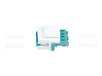 LOGILINK Keystone Modular Verbinder LC-Duplex Multi aqua/wei