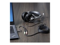 STARTECH.COM 3,5mm Klinke Audio Y-Kabel - 4 pol. auf 3 pol. Headset Adapter für Headsets mit Kopfhör
