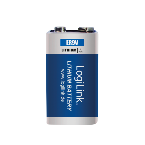 LOGILINK ER9VLIB Ultra Power ER9V Lithium Batterie, Block, 9V