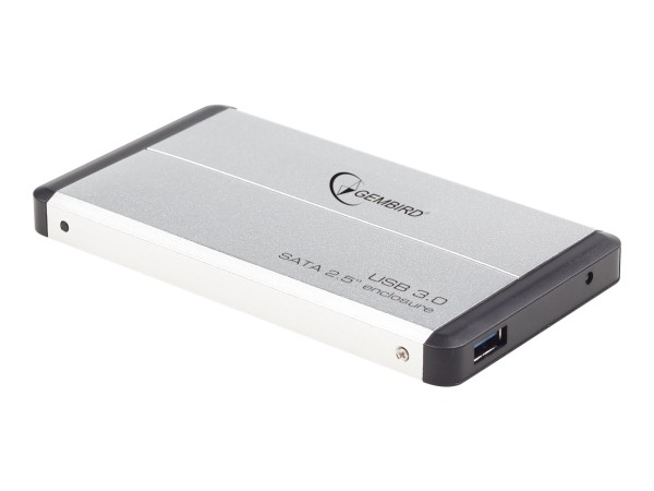 GEMBIRD - Speichergehäuse - 2,5" (6,4cm) - SATA 3Gb/s - USB 3.0 - Silber