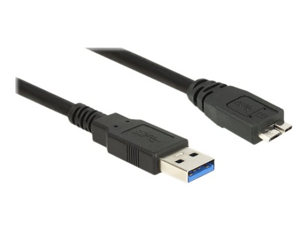 DELOCK Kabel USB 3.0 Typ-A Stecker > USB 3.0 Typ Micro-B Stecker 2,0 m schwarz