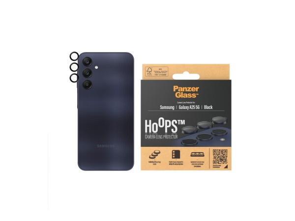 PANZERGLASS Hoops Kameraschutz Samsung Galaxy A25 5G Schwarz