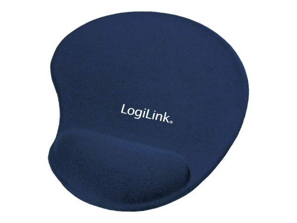 LOGILINK Mauspad LogiLink mit Gel-Handballenauflage Silikon blau