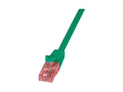 LOGILINK CAT6 U/UTP Patch Cable AWG24 LSZH green 0.50m Prime Line