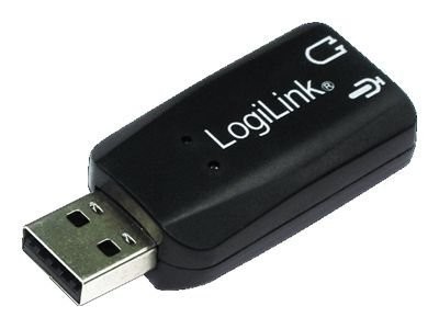 LogiLink UA0053 USB Soundkarte mit Virtual 3 D Soundeffect
