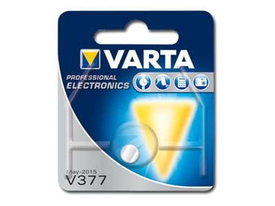 VARTA Electronics Batterie V 377 Silber 27 mAh 2.6 V