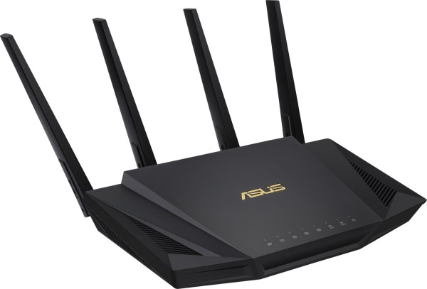 ASUS RT-AX58U V2 WLAN Router [WiFi 6 (802.11ax), Dual-Band, bis zu 3.000 Mbit/s]